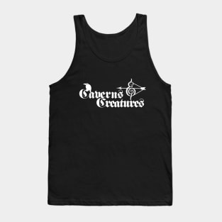 Caverns & Creatures White Tank Top